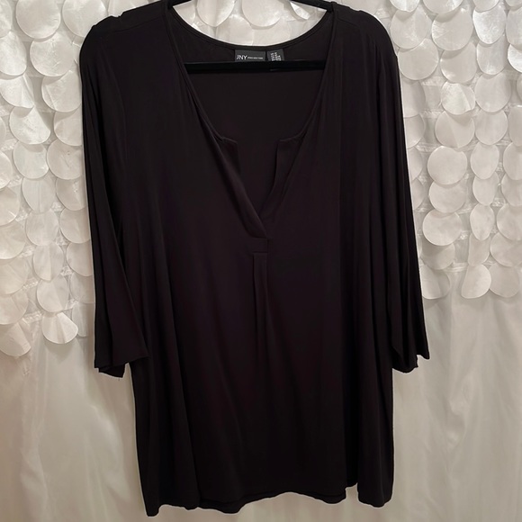Jones New York Black Plus Size Top. Size 3X - Picture 1 of 4